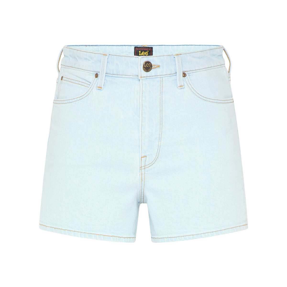 lee high waisted denim shorts