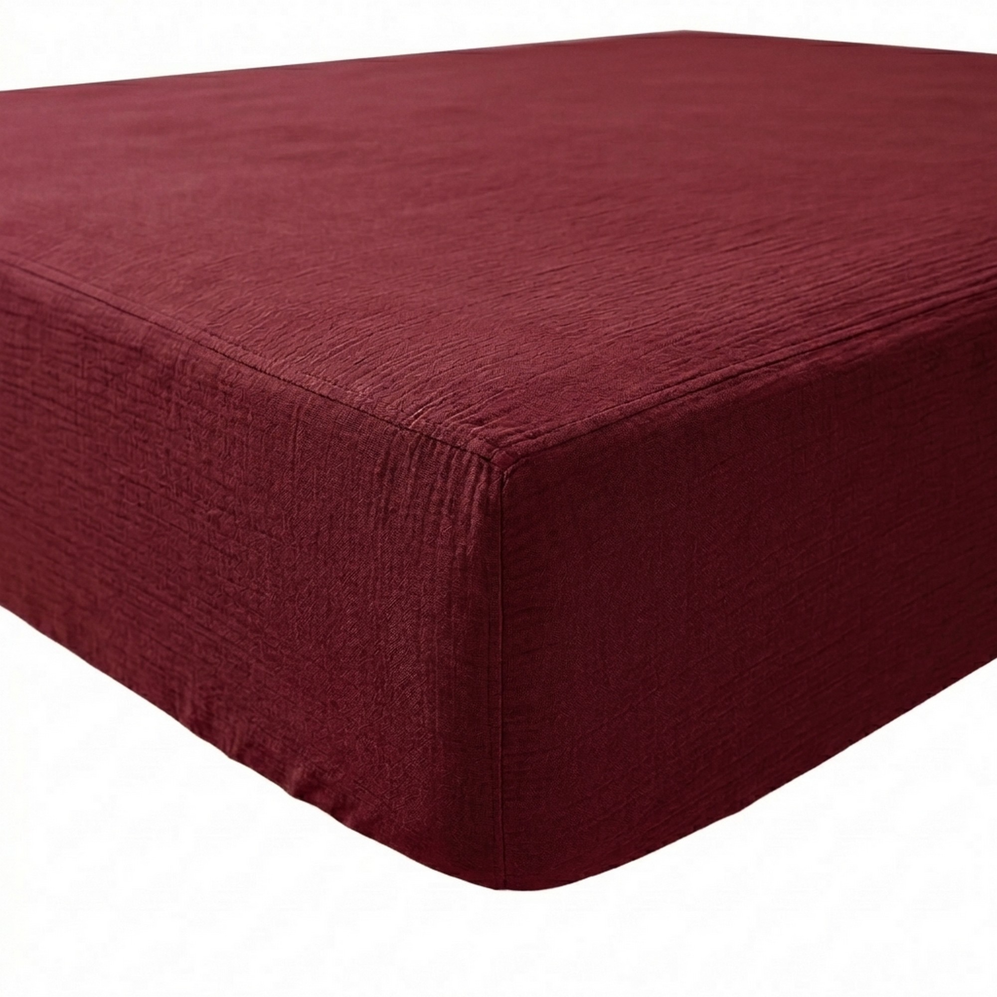 Drap housse en Gaze de Coton avec bonnet 30 Hampton, EDEN