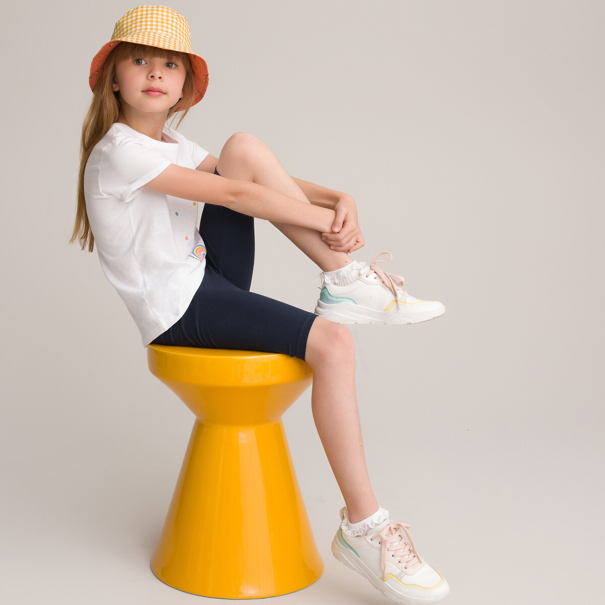 Lote de 2 mallas de ciclista 3-12 años estampado + azul marino La Redoute  Collections | La Redoute