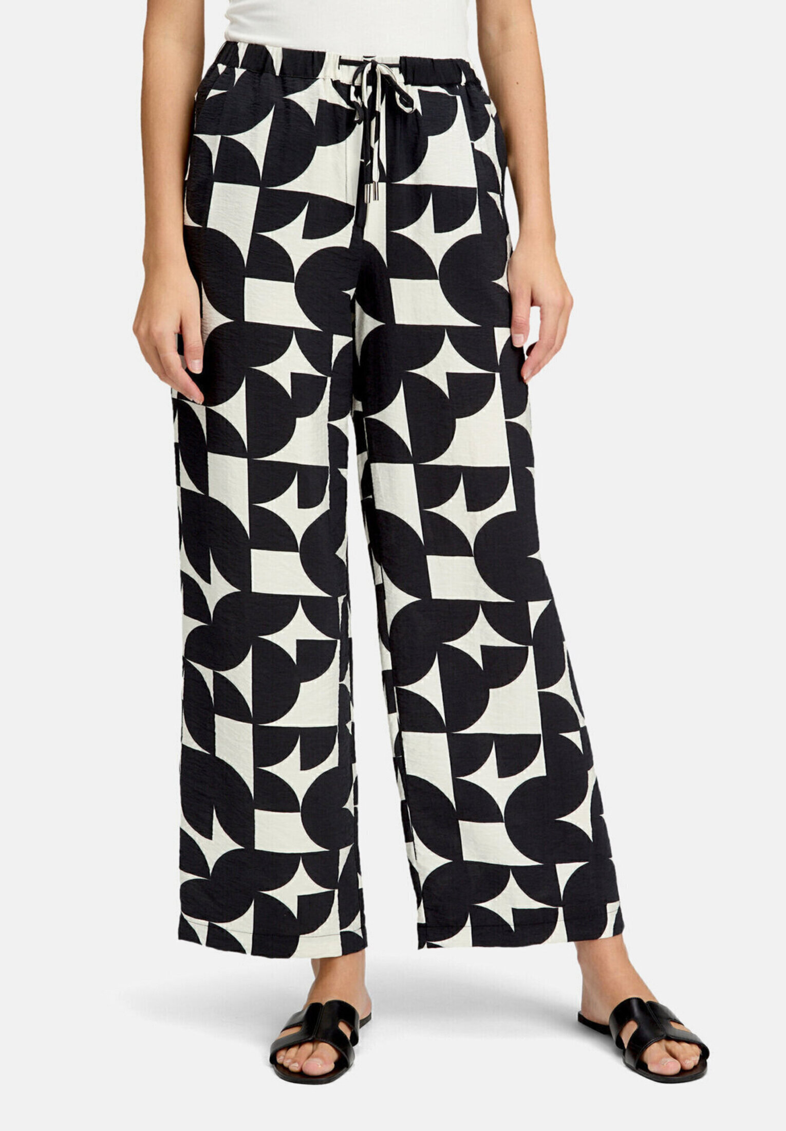 Pantalon à enfiler à imprimé, BETTY & CO