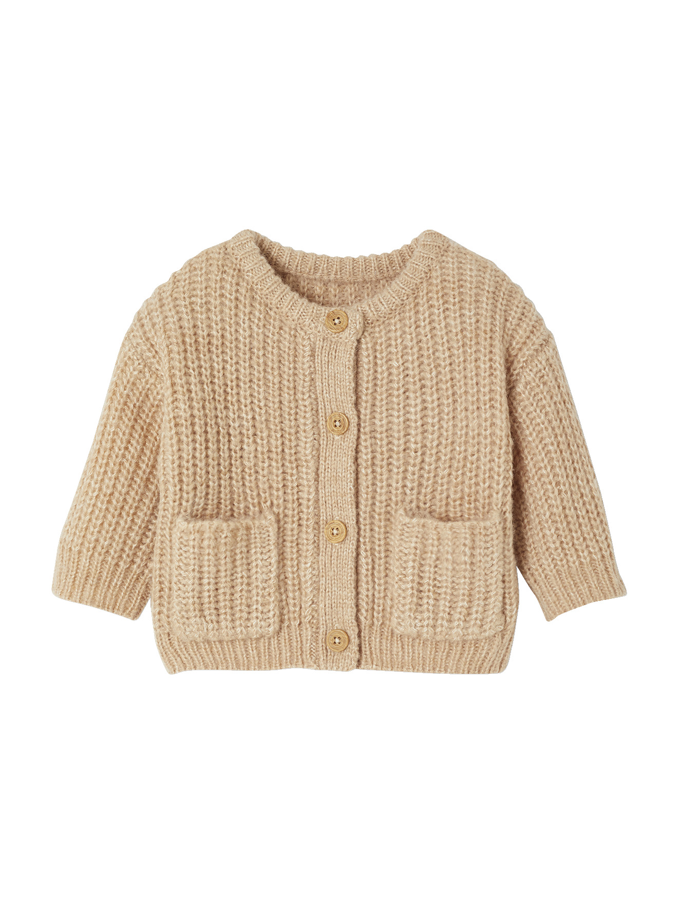 Gilet en maille grosse jauge, VERTBAUDET
