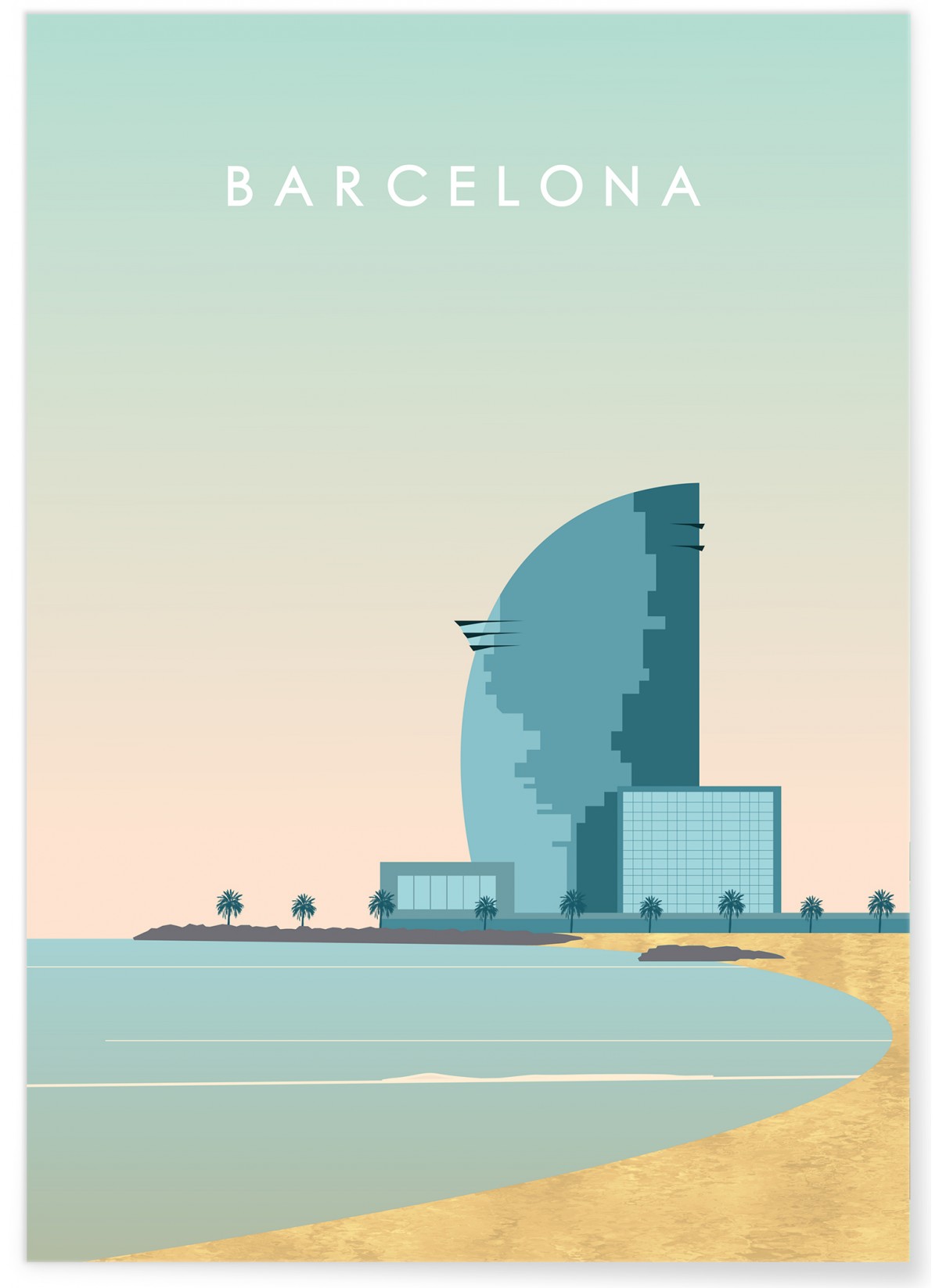 Poster Barcelone 2, L'AFFICHERIE
