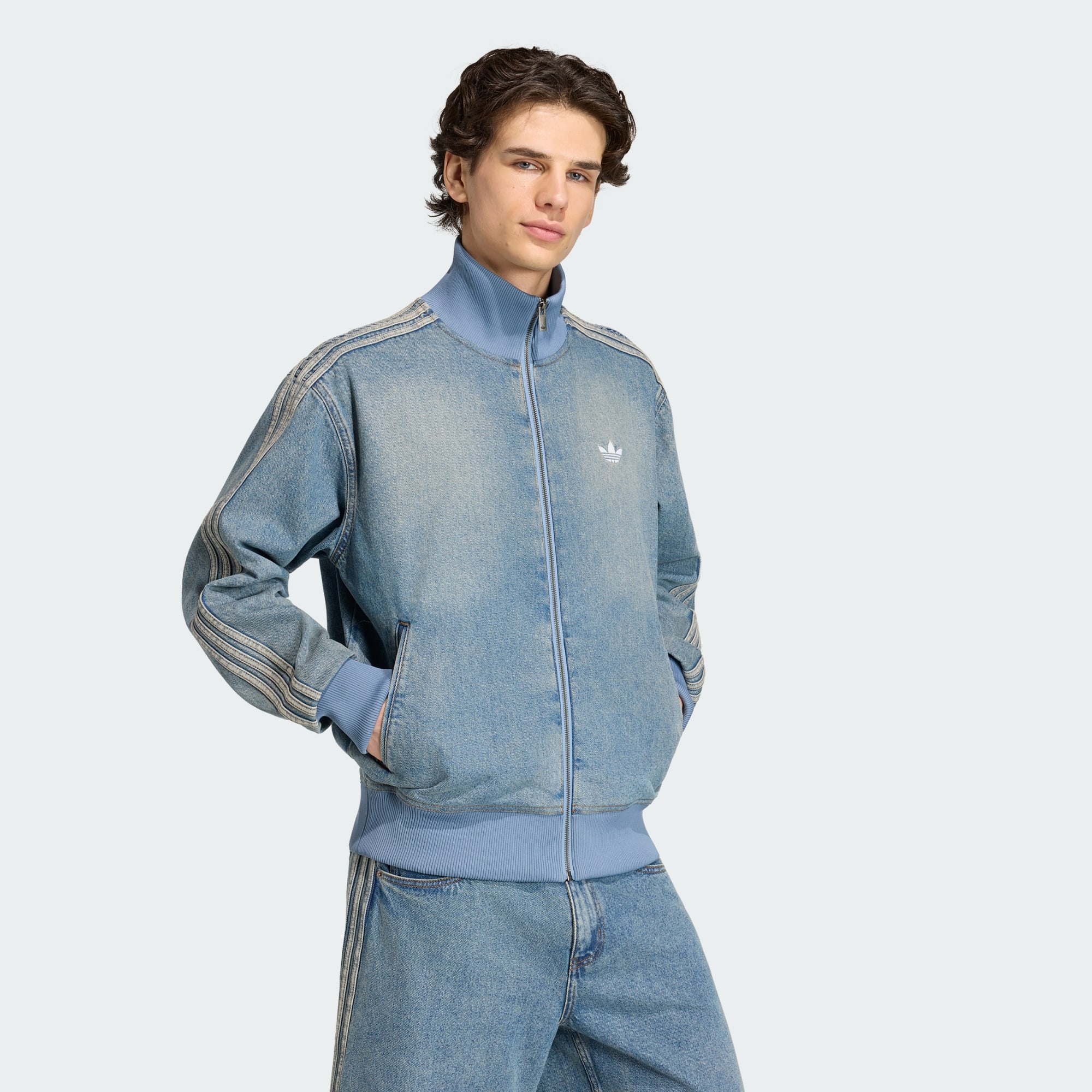 Veste De Survêtement Denim Firebird Adicolor, adidas Originals