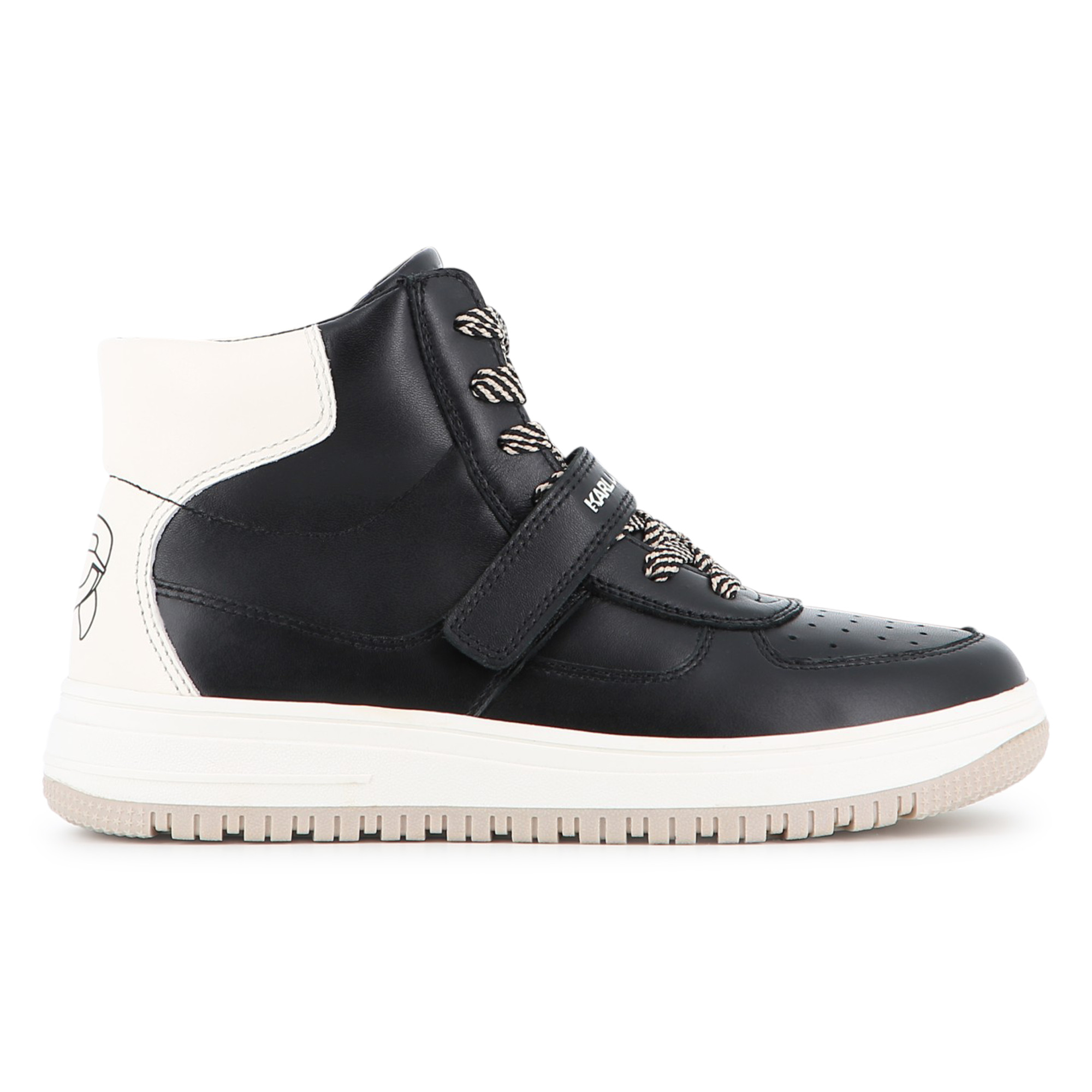 Baskets hautes à lacets, KARL LAGERFELD KIDS