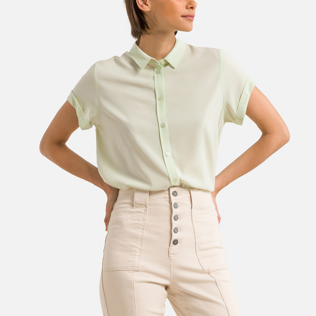 Lime green hotsell dress shirt womens