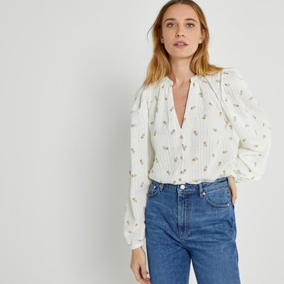 Signature Bluse mit Ballonärmeln, Loose-Fit LA REDOUTE COLLECTIONS