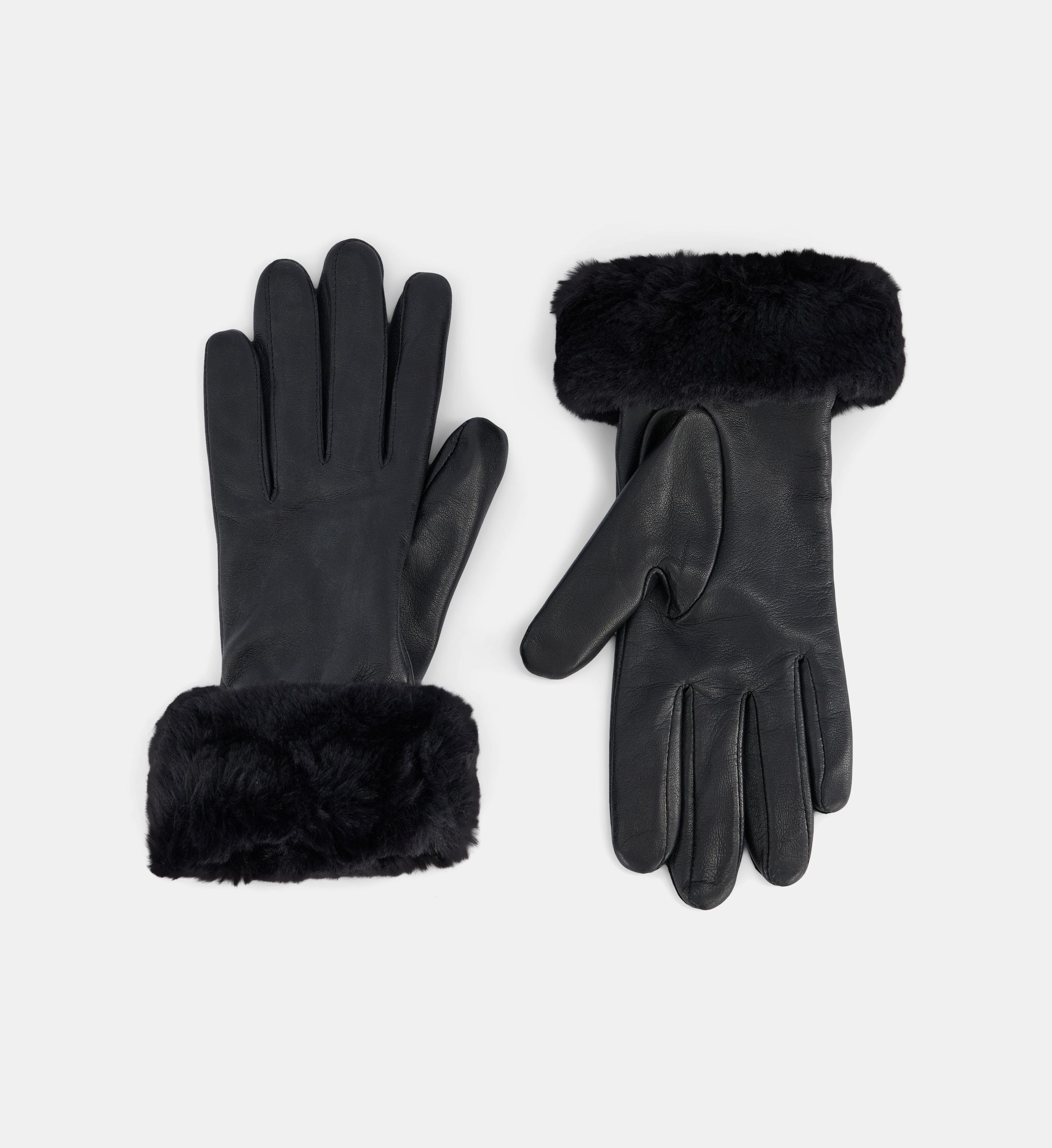 Gants catherine en cuir d'agneau pleine fleur, GALERIES LAFAYETTE