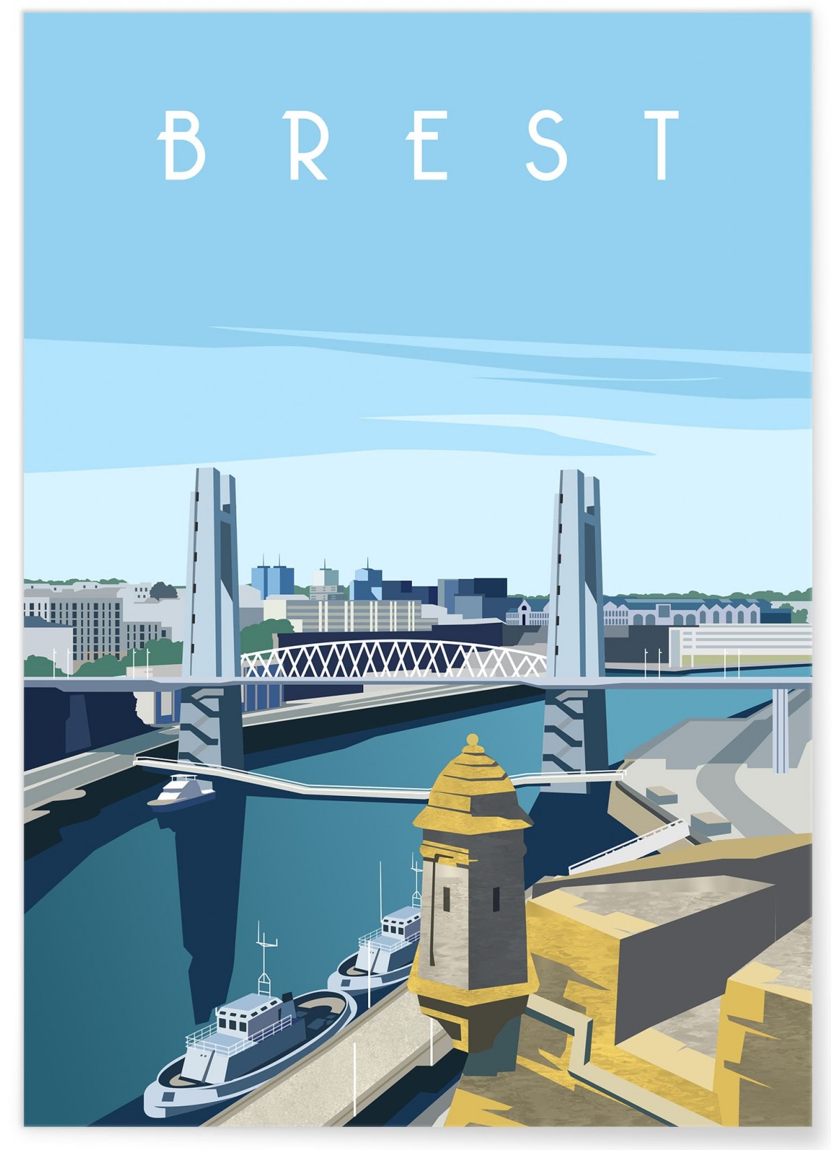 Affiche ville Brest 2, L'AFFICHERIE