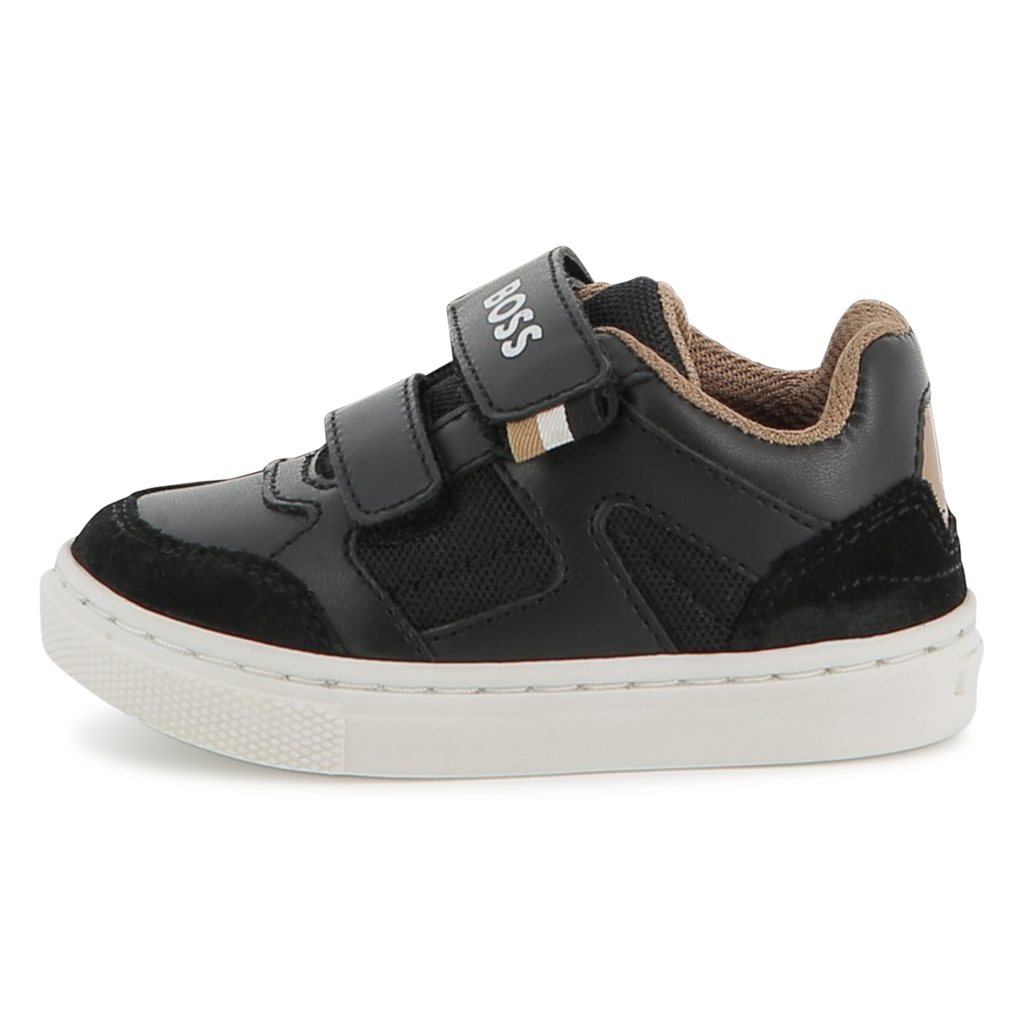 Sneakers con chiusura a strappo, BOSS KIDSWEAR