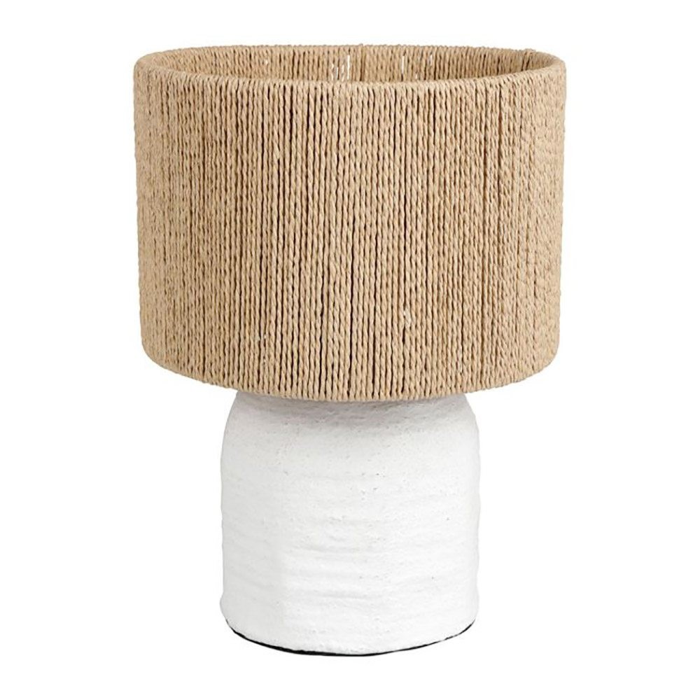 Lampe Bicolore Métal Abisko Blanche, DECORATIE