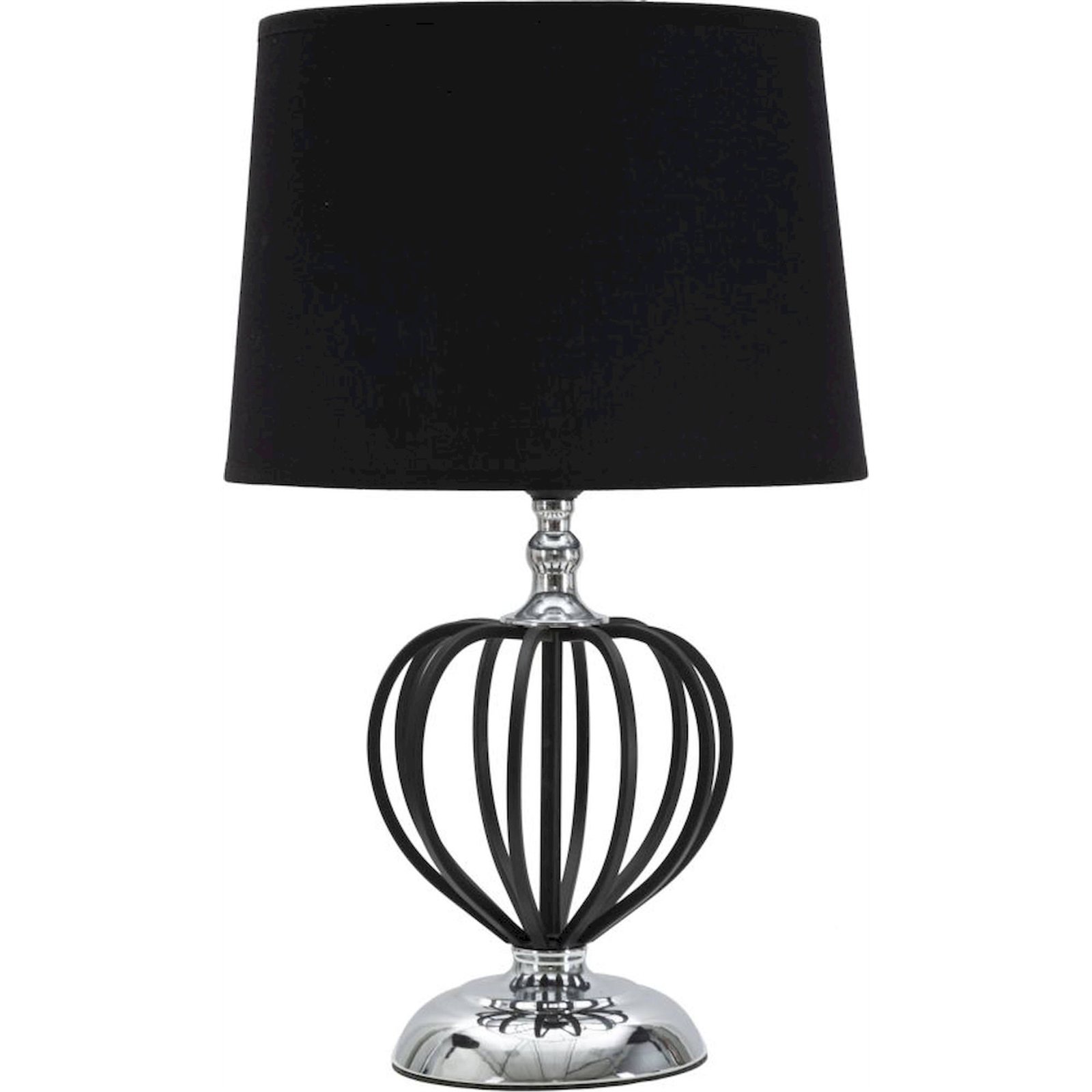 Lampe à poser fer abat-jour tissu glamour GLAM, RECOLLECTION