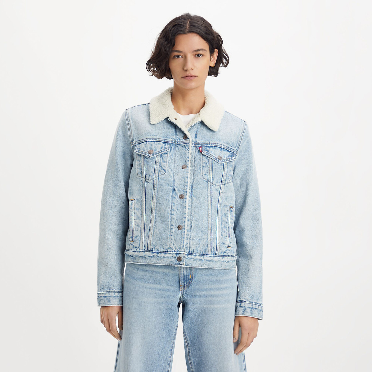 Original sherpa trucker deals jacket levis