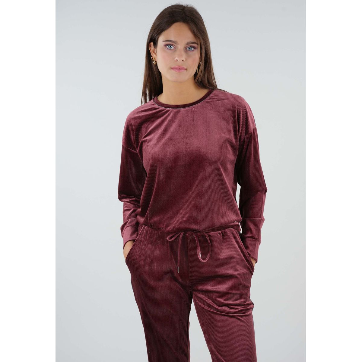 Pull en velour femme store
