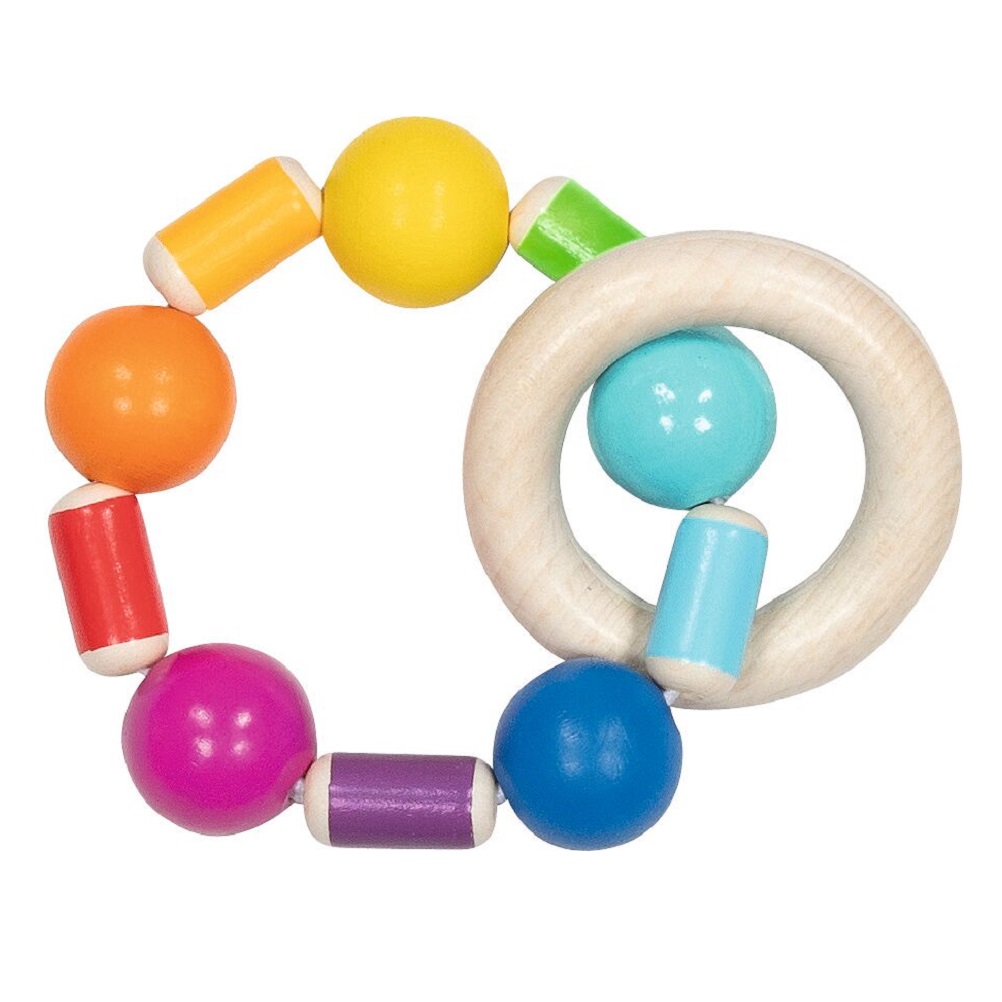 Hochet flexible arc-en-ciel, GOKI