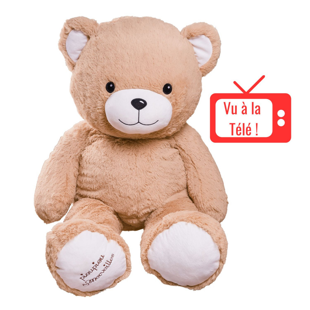 Un Ours En Peluche Avec Des Cœurs | Vecteur Premium