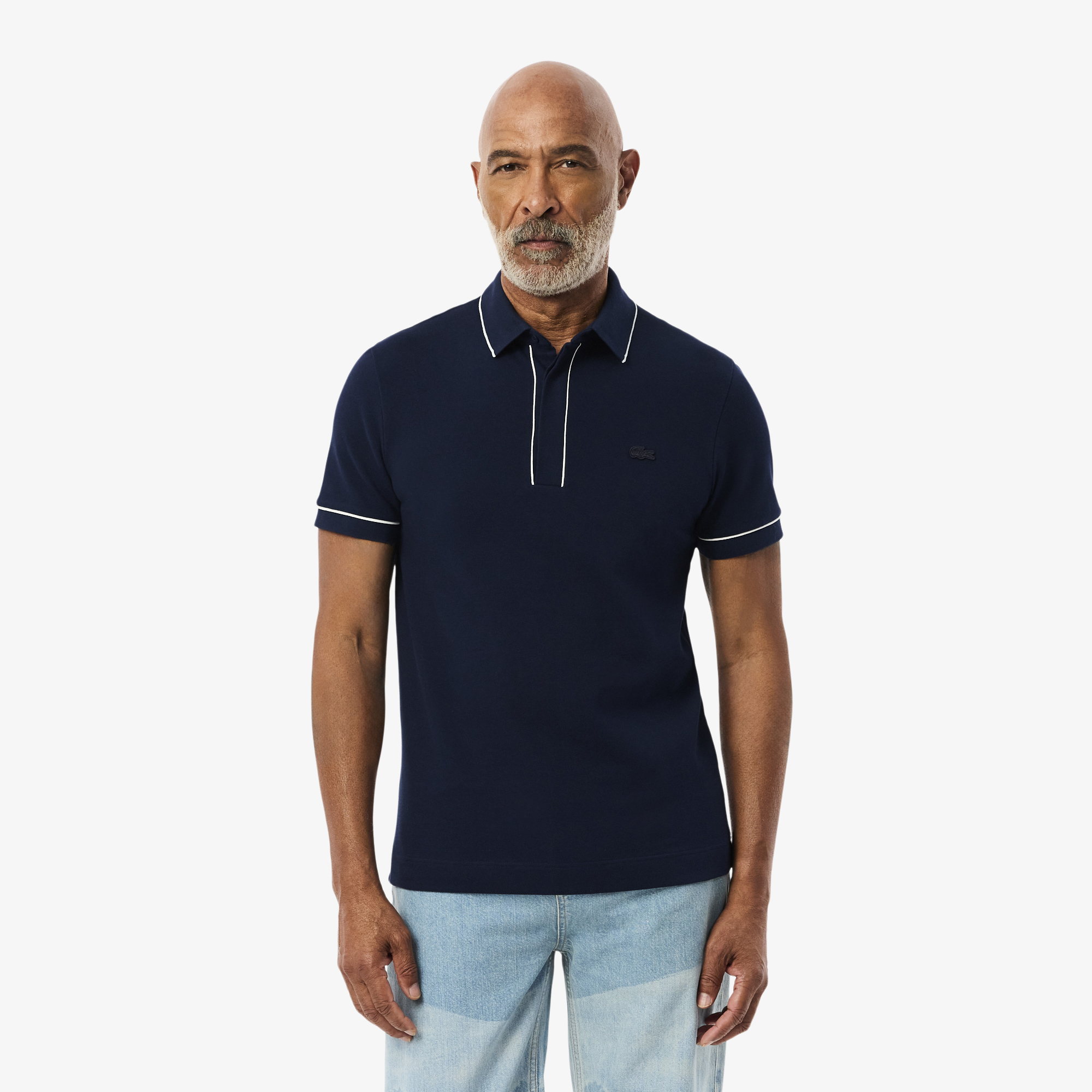 Polo Paris regular fit en Piqué stretch, LACOSTE
