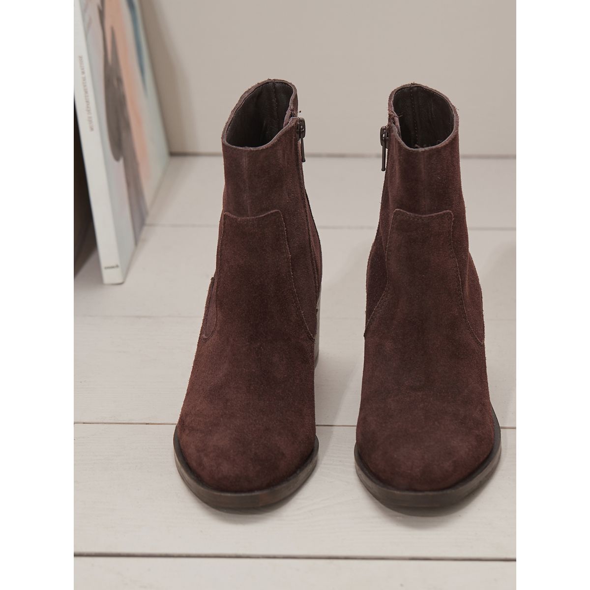 Boots talon cuir su d