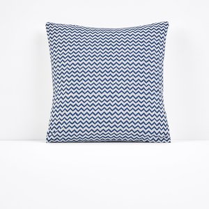 Super Masque Zigzag 100% Cotton Pillowcase LA REDOUTE INTERIEURS image