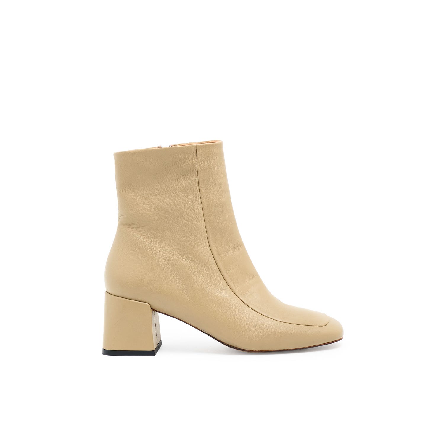 Boots À Talon en cuir ARTISTE, MELLOW YELLOW