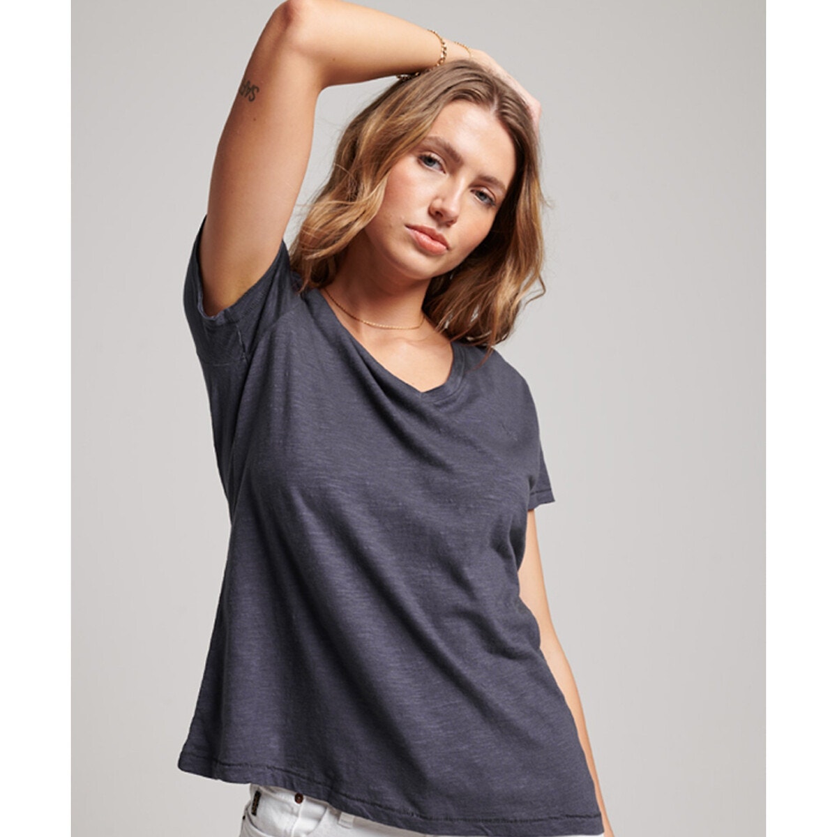 Tee shirt gris clair femme La Redoute