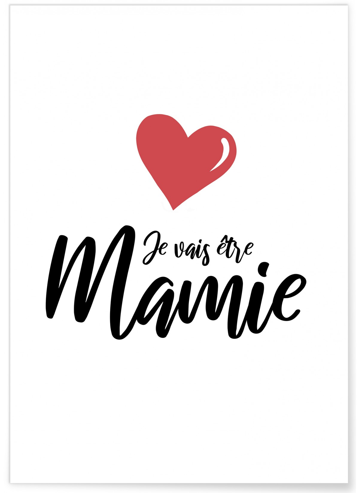 Affiche 'Je vais être mamie', L'AFFICHERIE