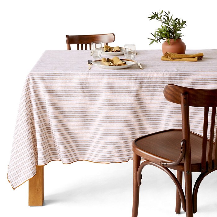 Image 0 Nappe métis lin/coton lavé Lacanau LA REDOUTE INTERIEURS Nappe métis lin/coton lavé Lacanau LA REDOUTE INTERIEURS image 0