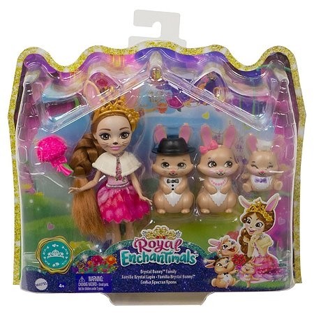 Poupée Brystal Lapin Et Lapereaux - Enchantimals, MATTEL