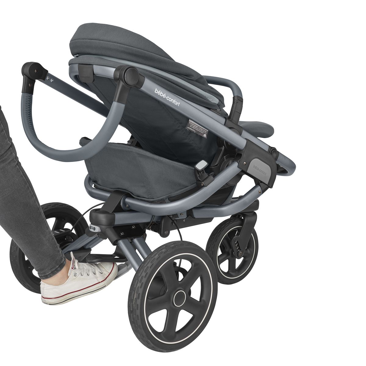 Poussette Nova 3 Roues Essential Graphite Graphite Bebe Confort La Redoute