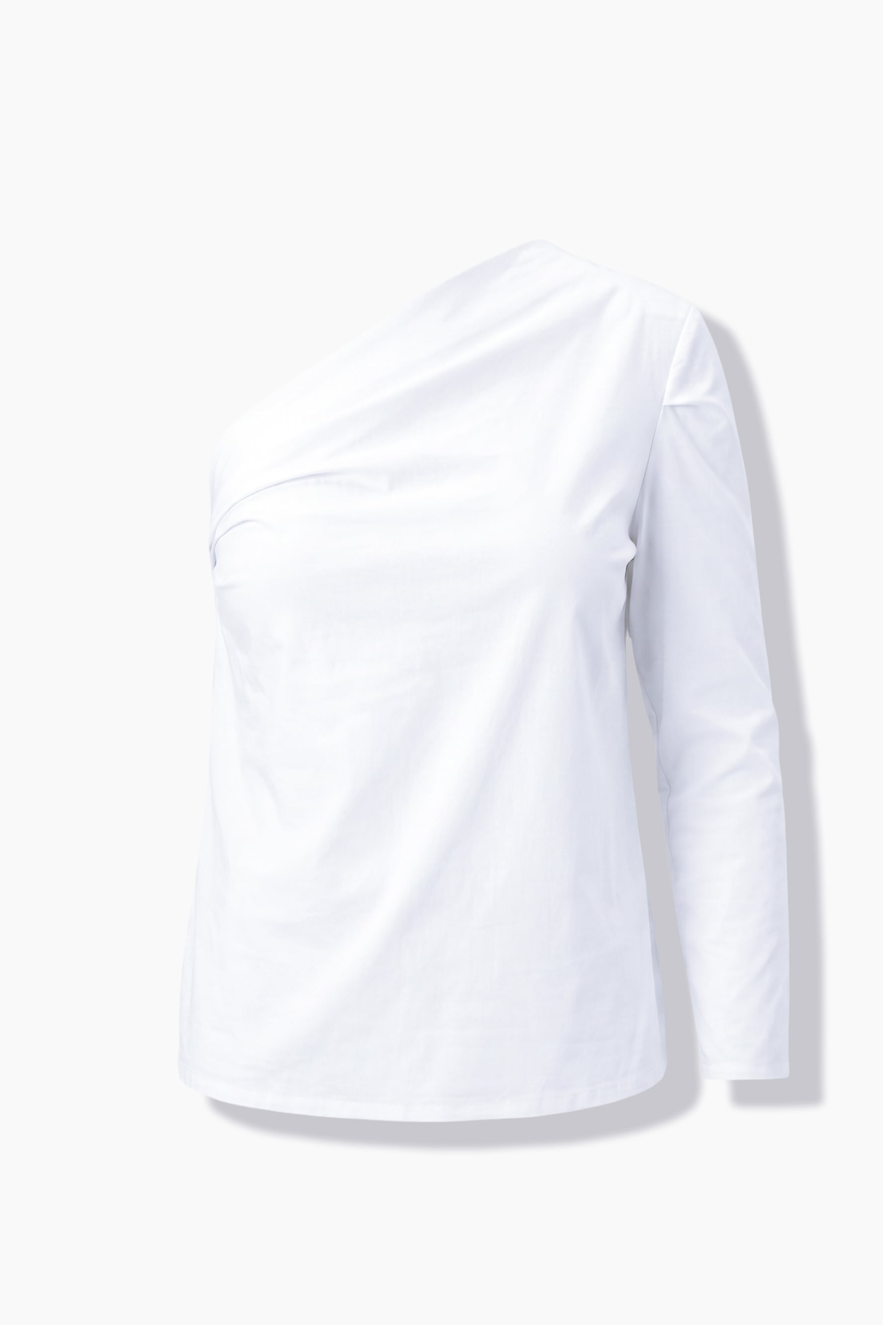Blouse asymétrique à une épaule, drapée, ULLA POPKEN