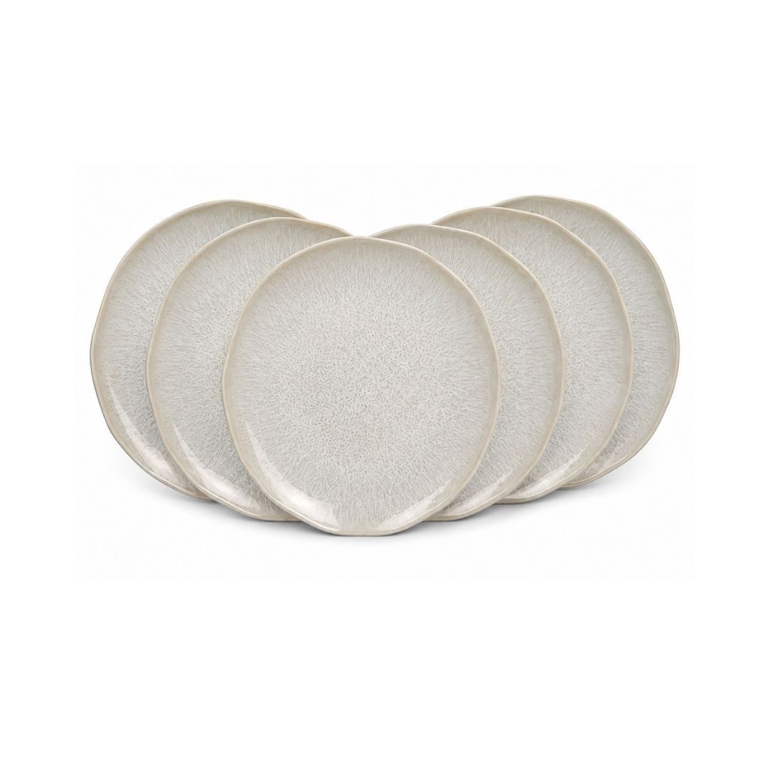 Lot de 6 petites assiettes à dessert, NUAGE, ARTIME