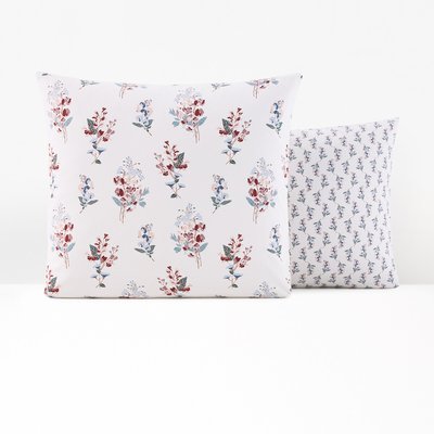 Jeanne Floral 100% Washed Cotton Pillowcase LA REDOUTE INTERIEURS
