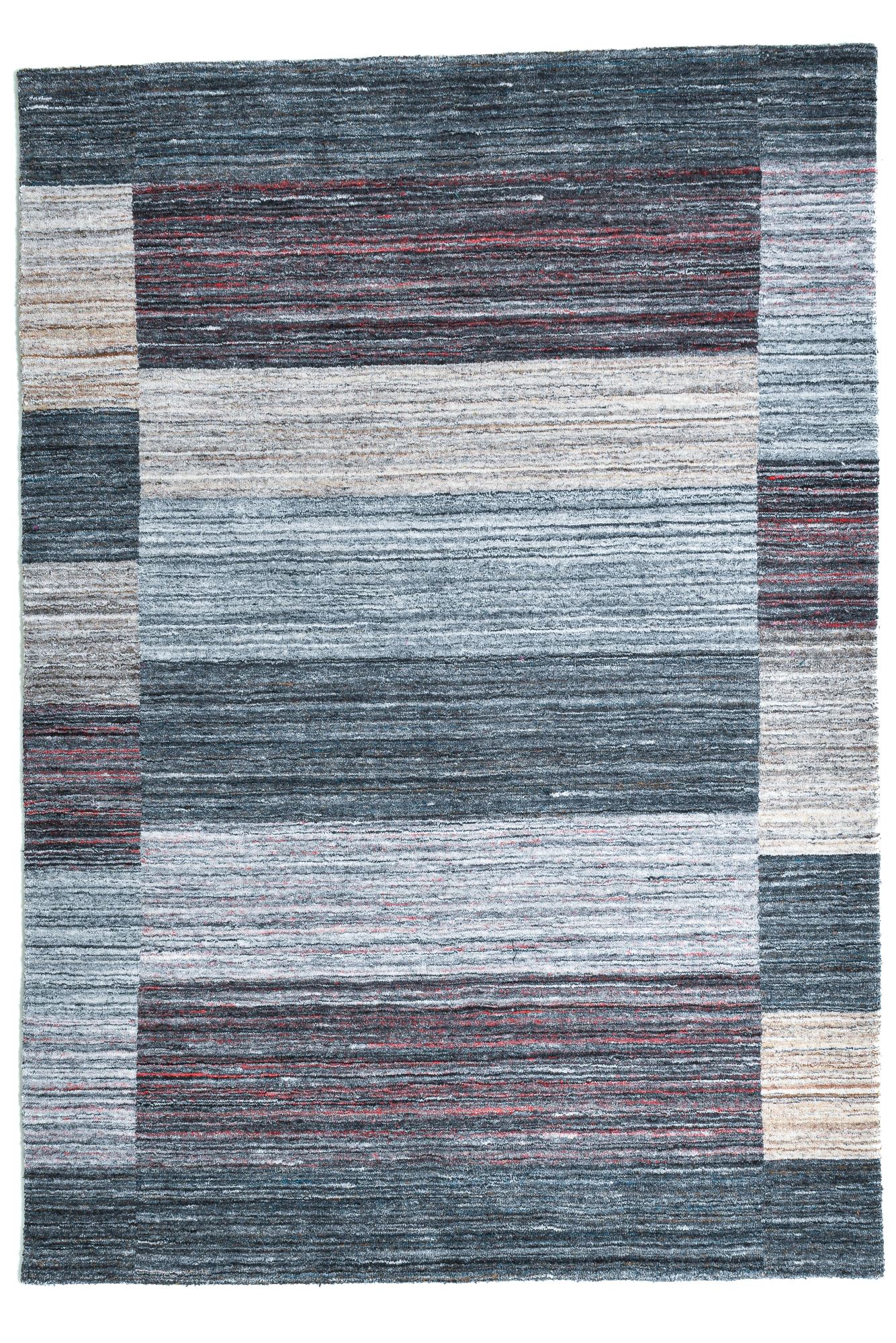 Tapis Kenley fait main en polyester, THEKO