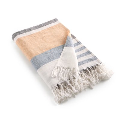 Mayork Pure Striped Linen Fouta Blanket AM.PM