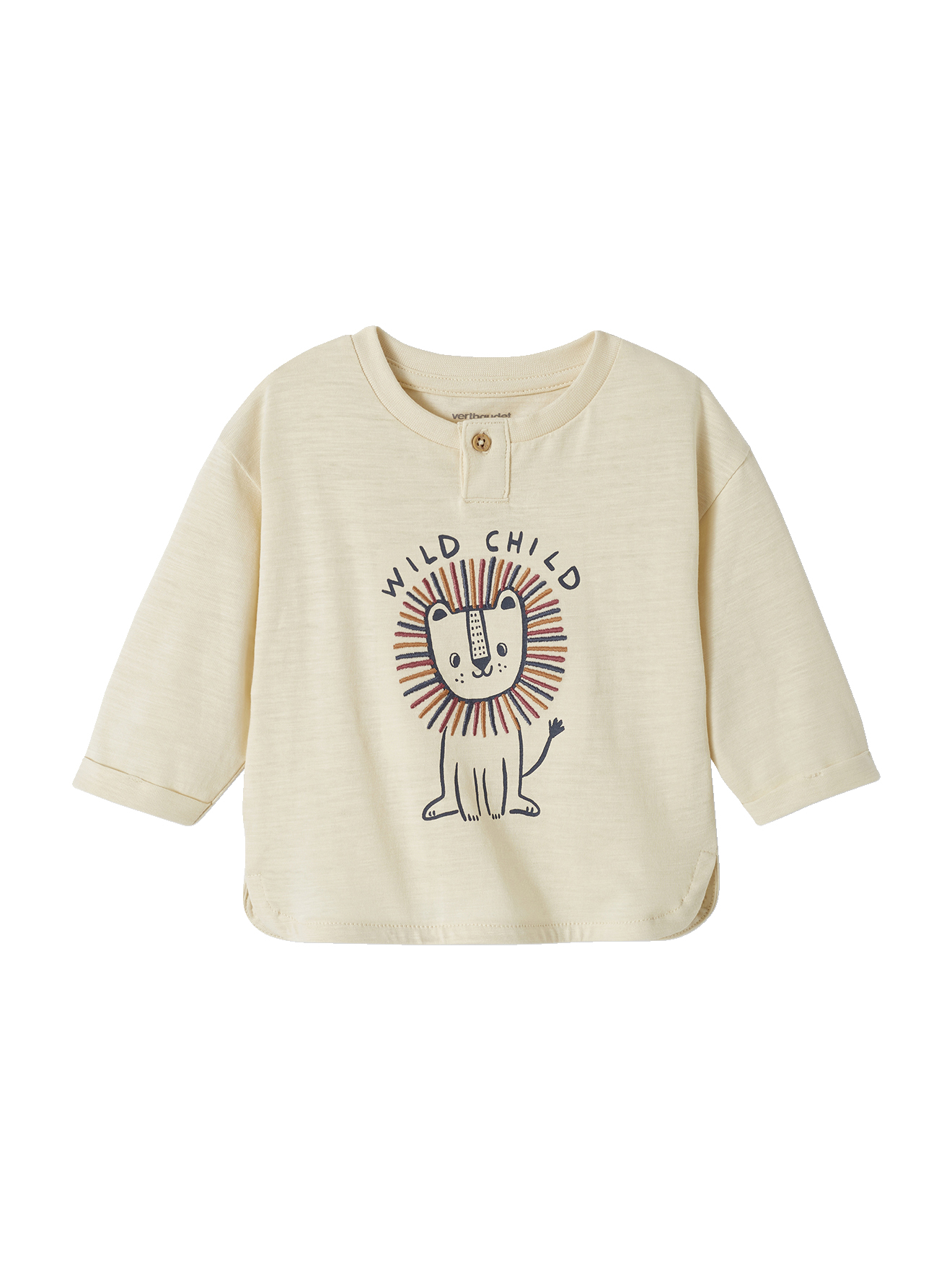 T-shirt bébé motif animal manches longues, VERTBAUDET