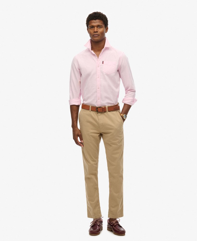Pantalon chino slim, SUPERDRY