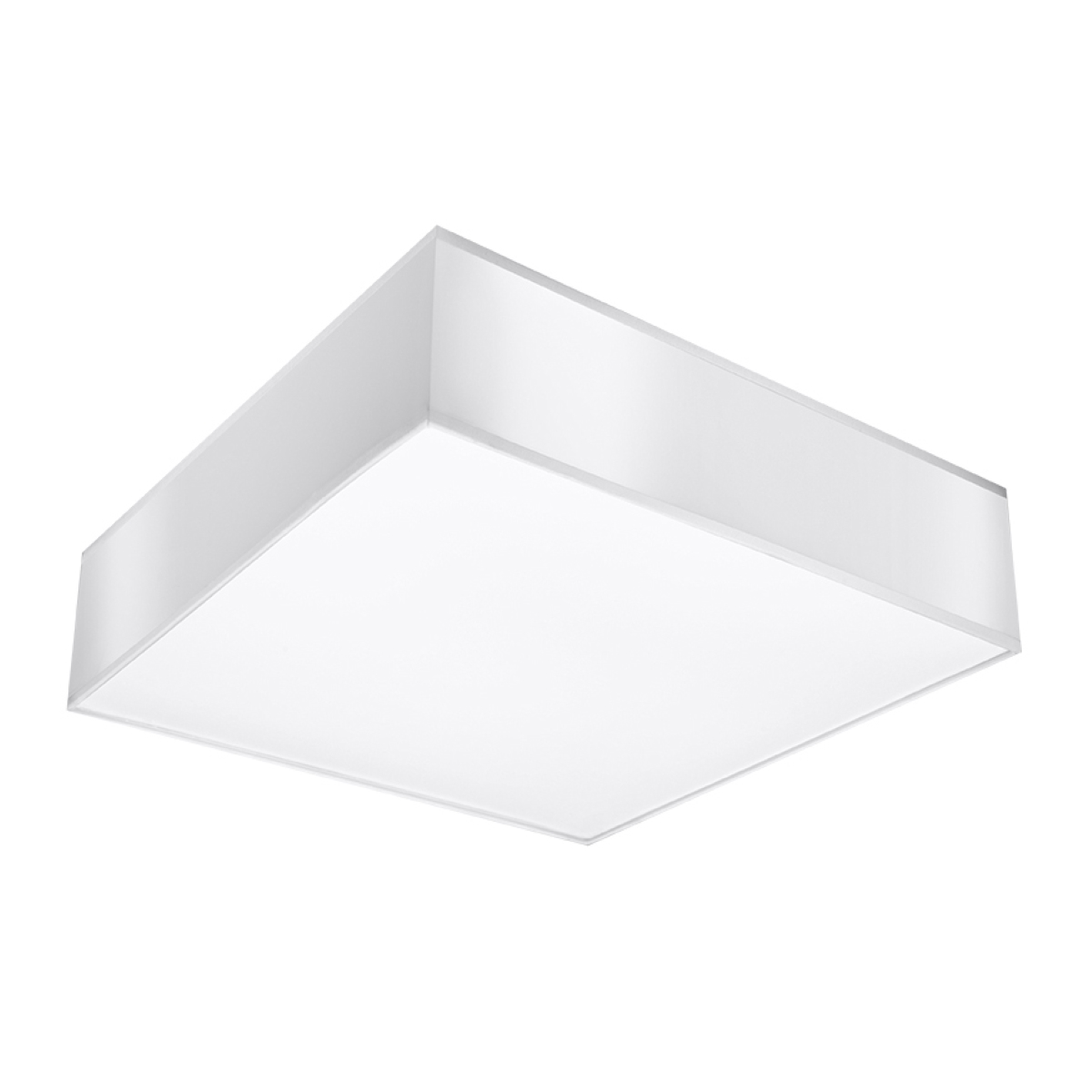 Plafonnier PVC Blanc E27 4 Horus, EDEN