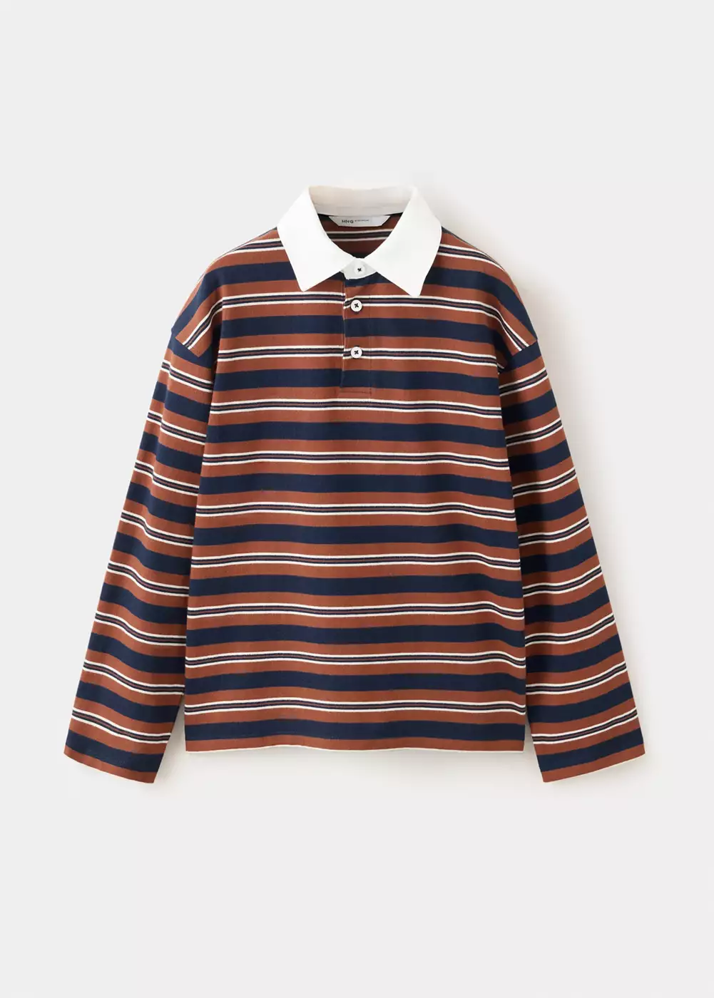 Polo à rayures relaxed-fit, MANGO KIDS