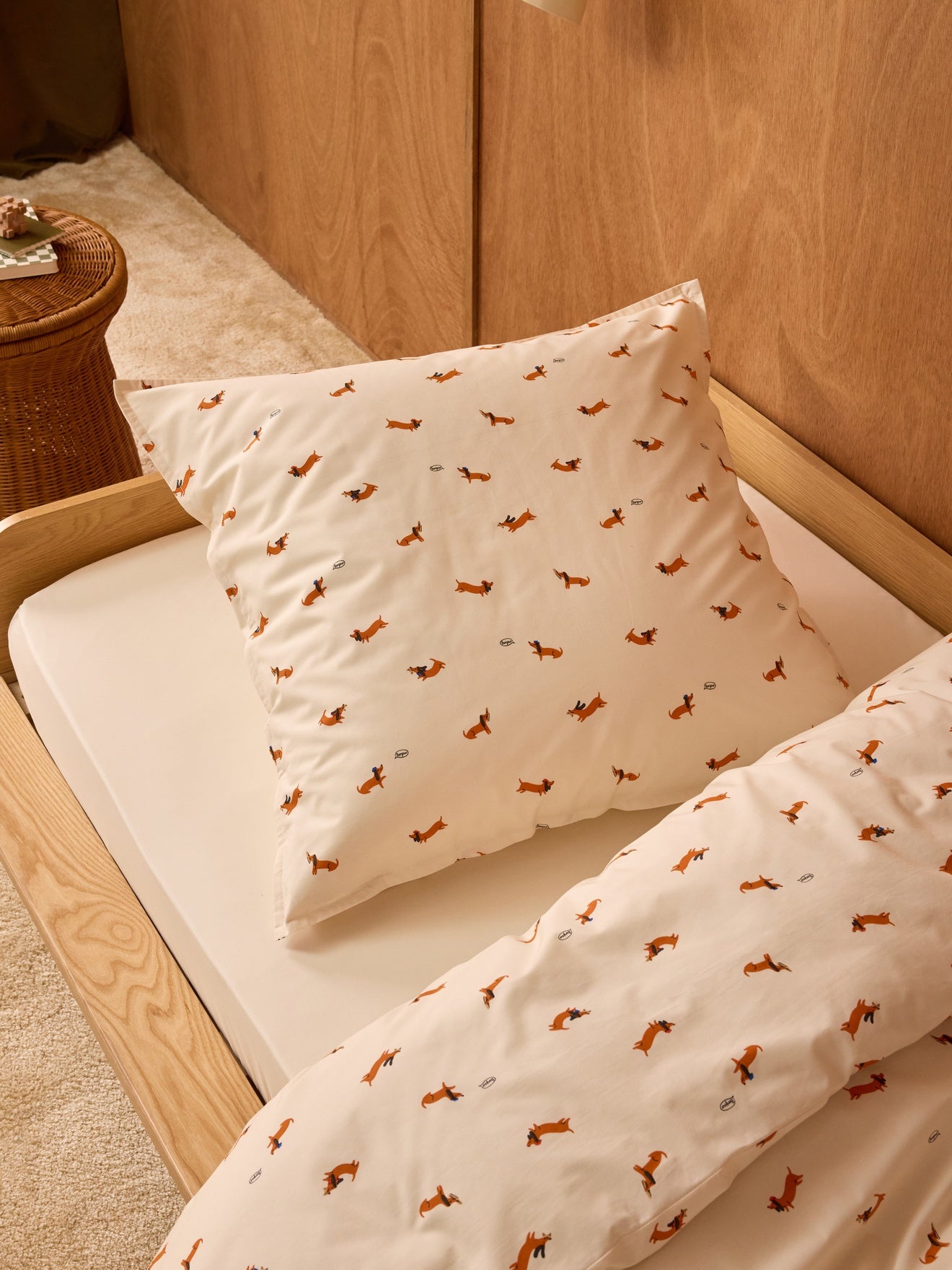 Taie d'oreiller percale de coton "Loki", CYRILLUS