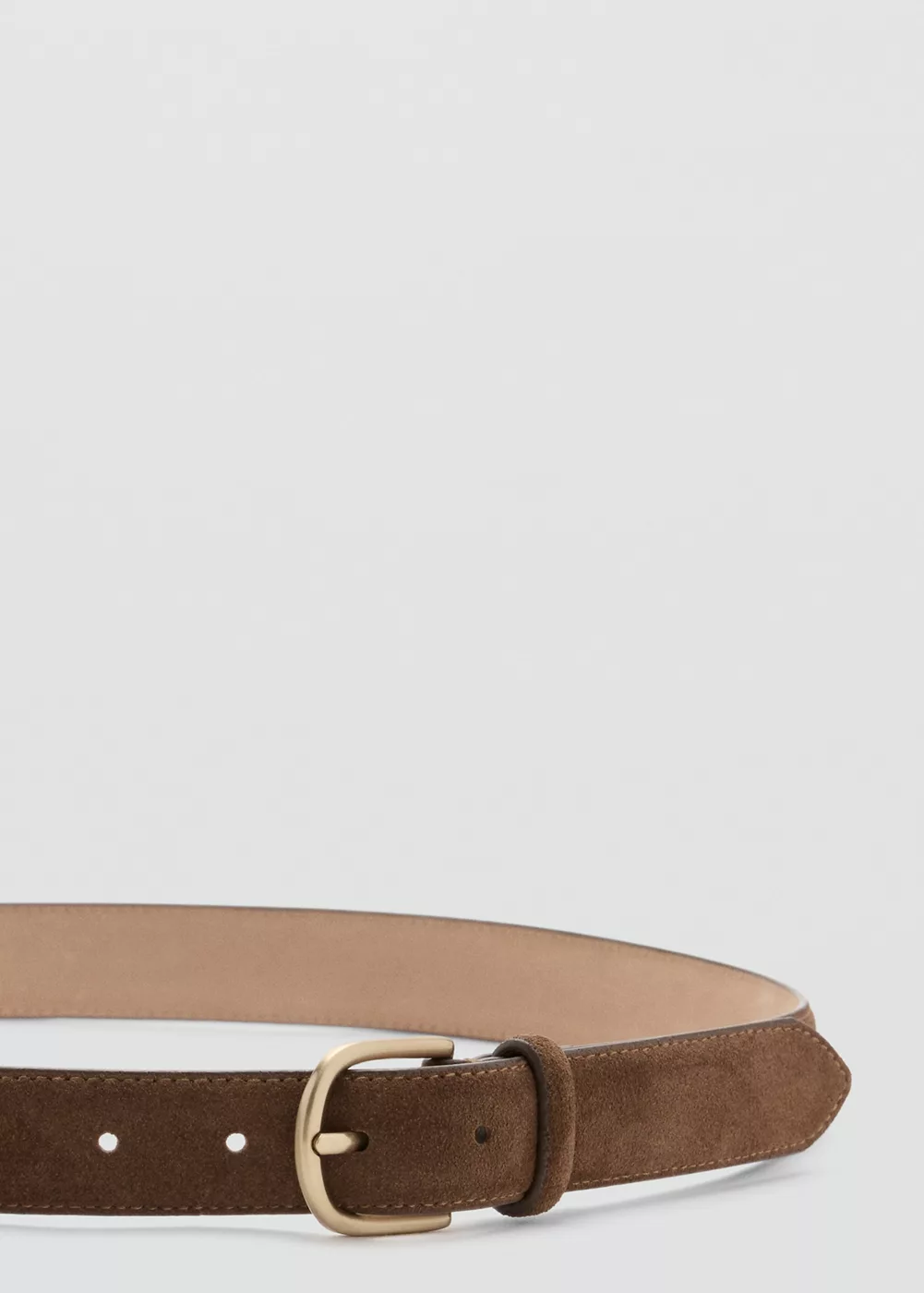 Ceinture cuir suède, MANGO MAN