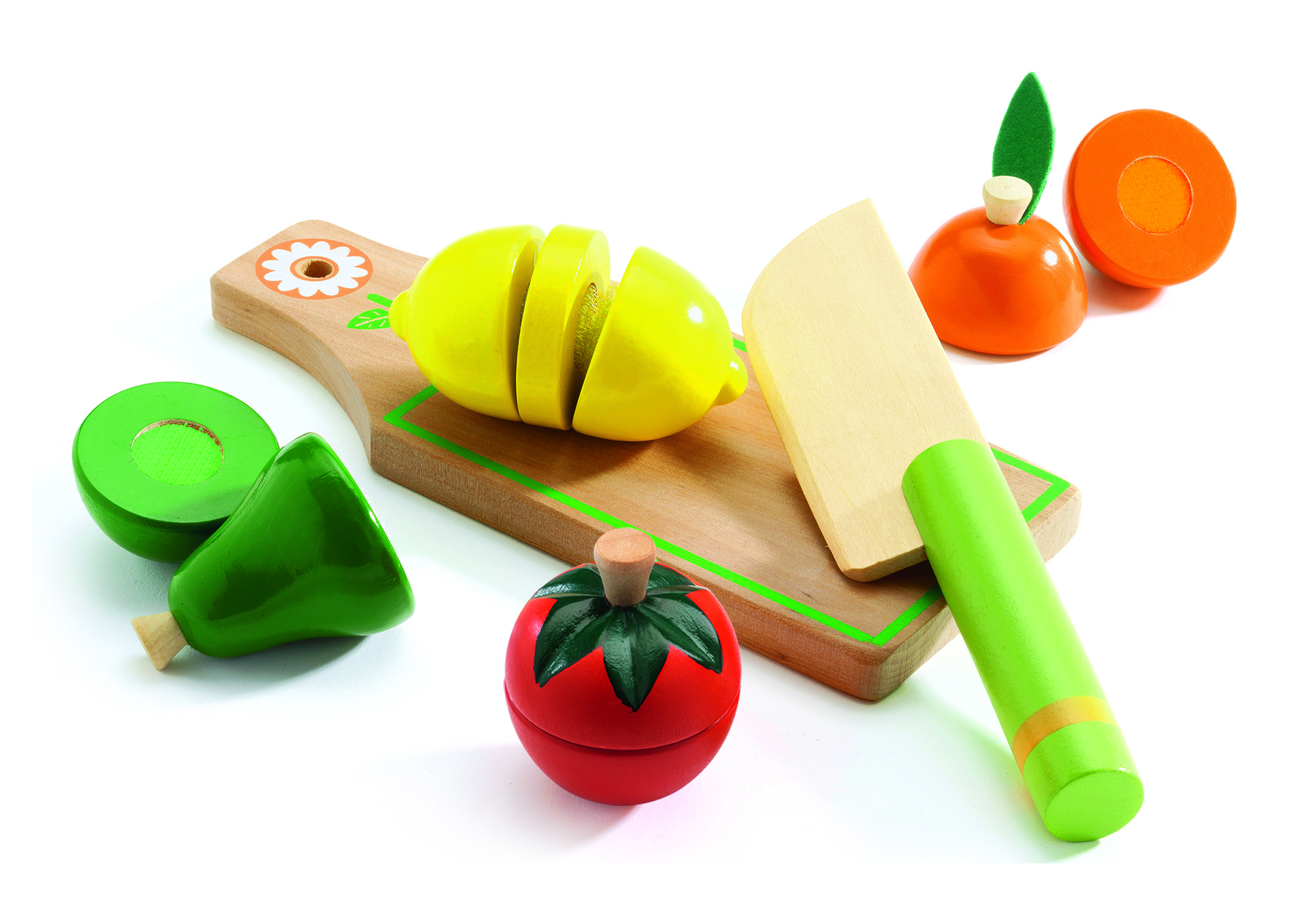 Set de fruits et légumes à couper, DJECO