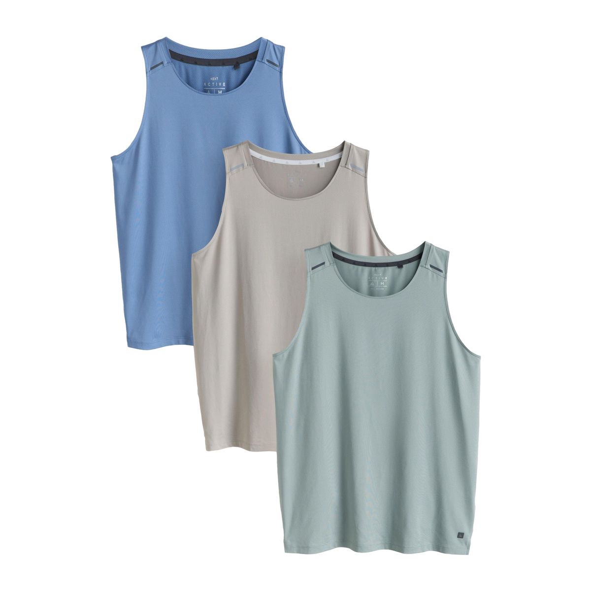 T-shirt de sport en mesh active, lot 3, NEXT