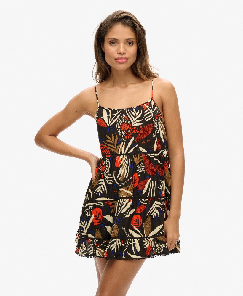 Robe courte caraco de plage, SUPERDRY