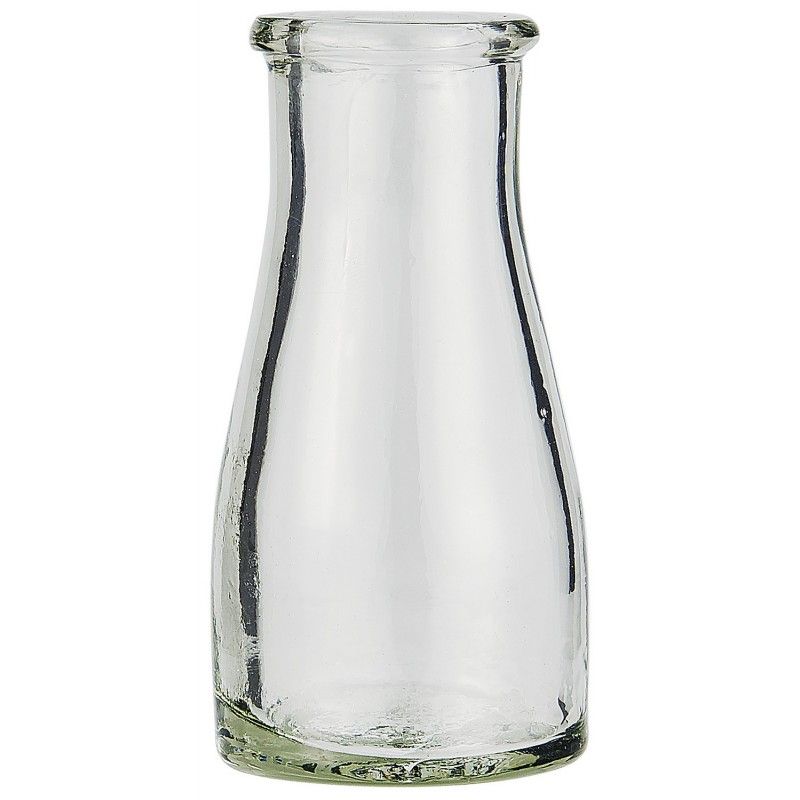 GYK Boutique Mini Vase en Verre Gras Vase en Verre Transparent 