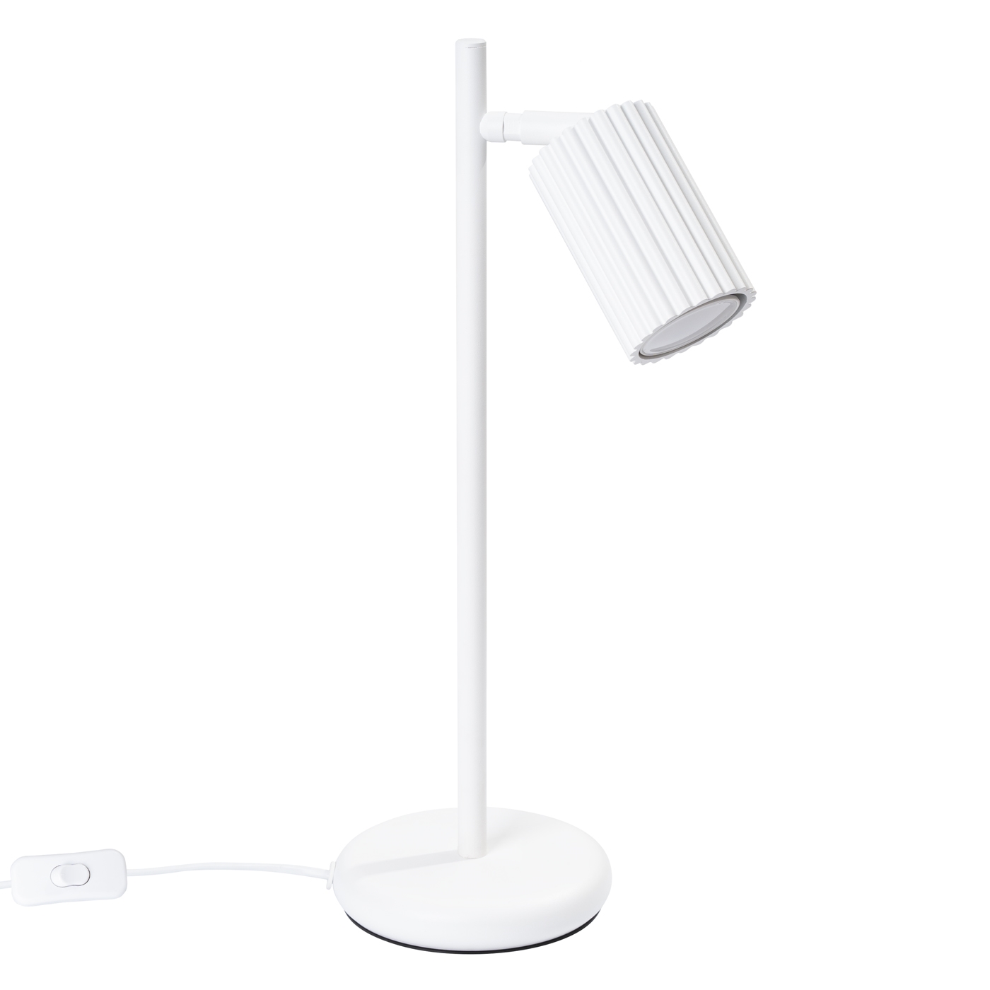 Lampe à poser Aluminium Blanc GU10 1 Karbon, EDEN