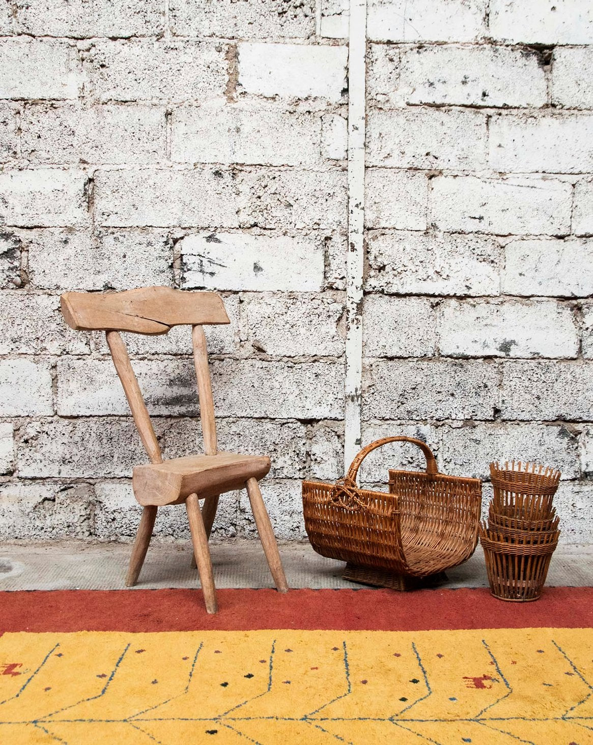 Chaise brutaliste Claude N°650 - Bon état, DEBONGOUT