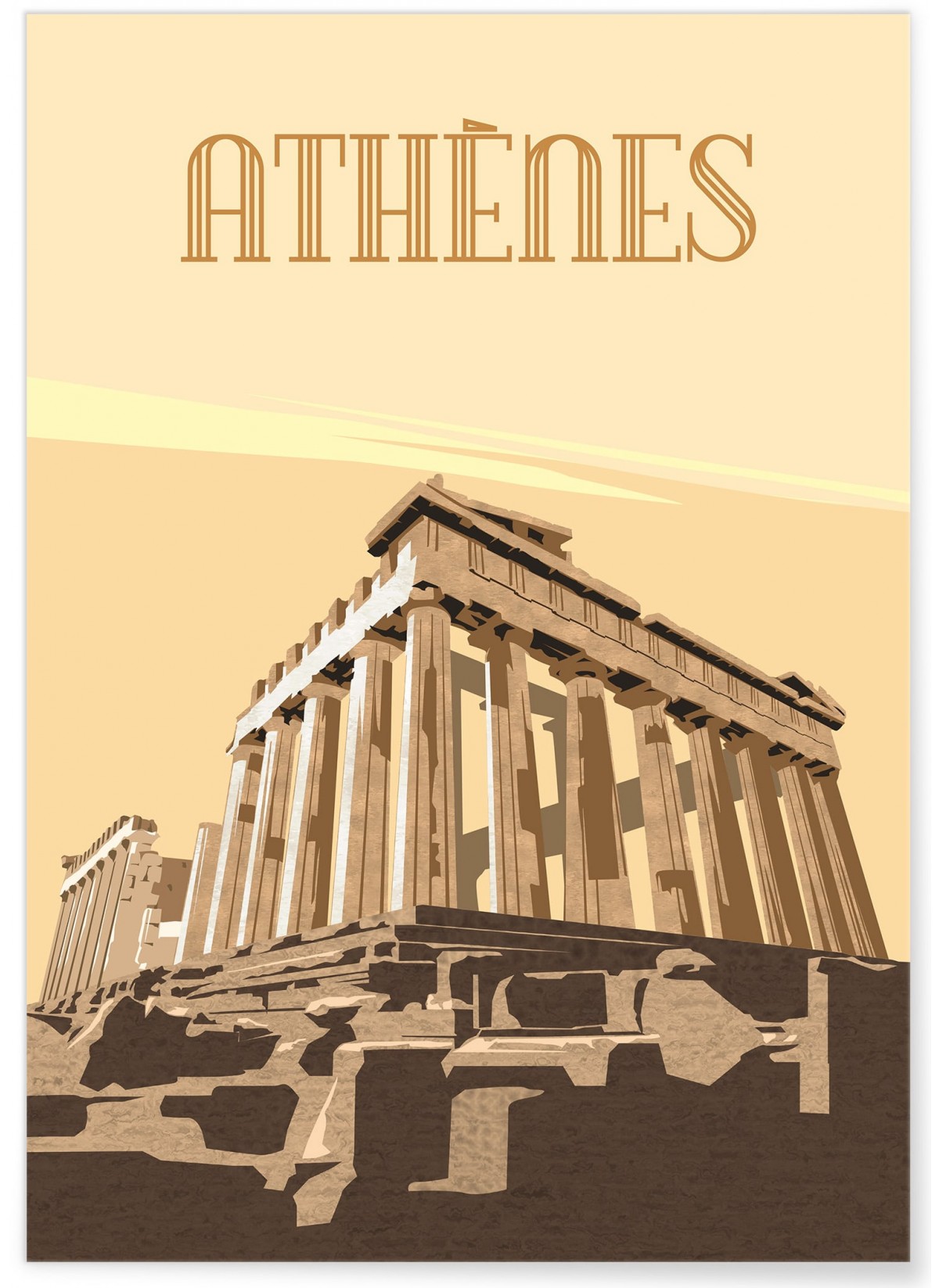 Affiche ville Athènes, L'AFFICHERIE