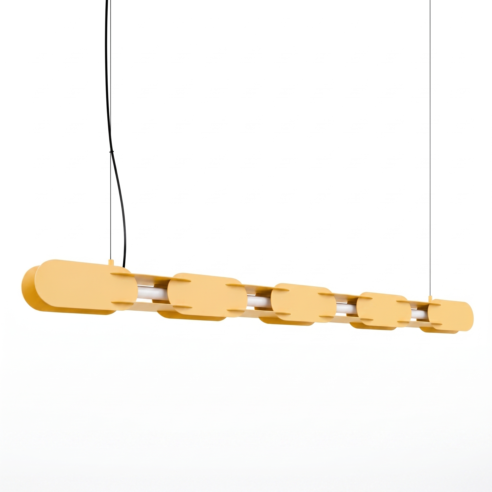 Suspension Acier Jaune LED 1 Chain, EDEN