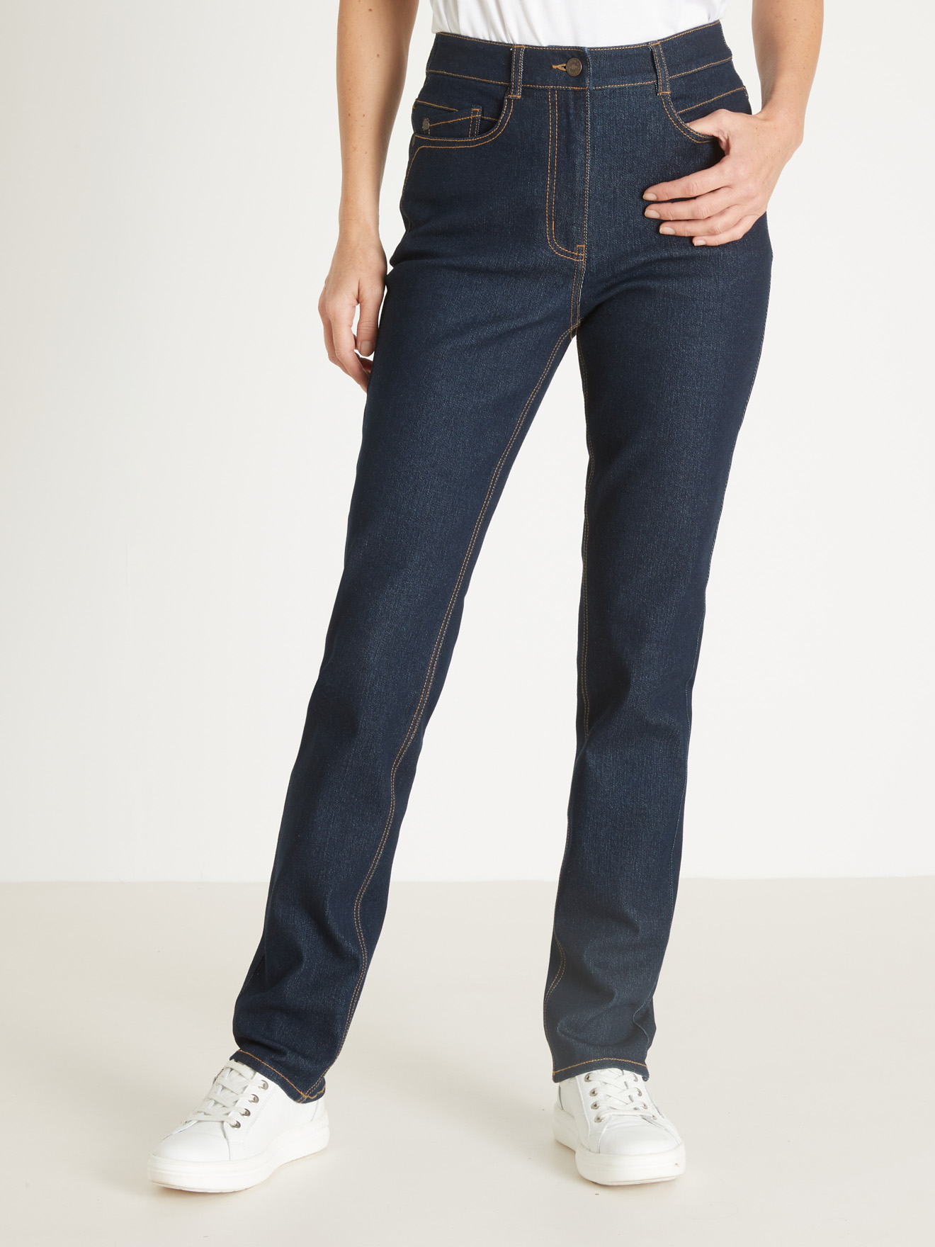 Jean taille haute coupe droite, DAXON