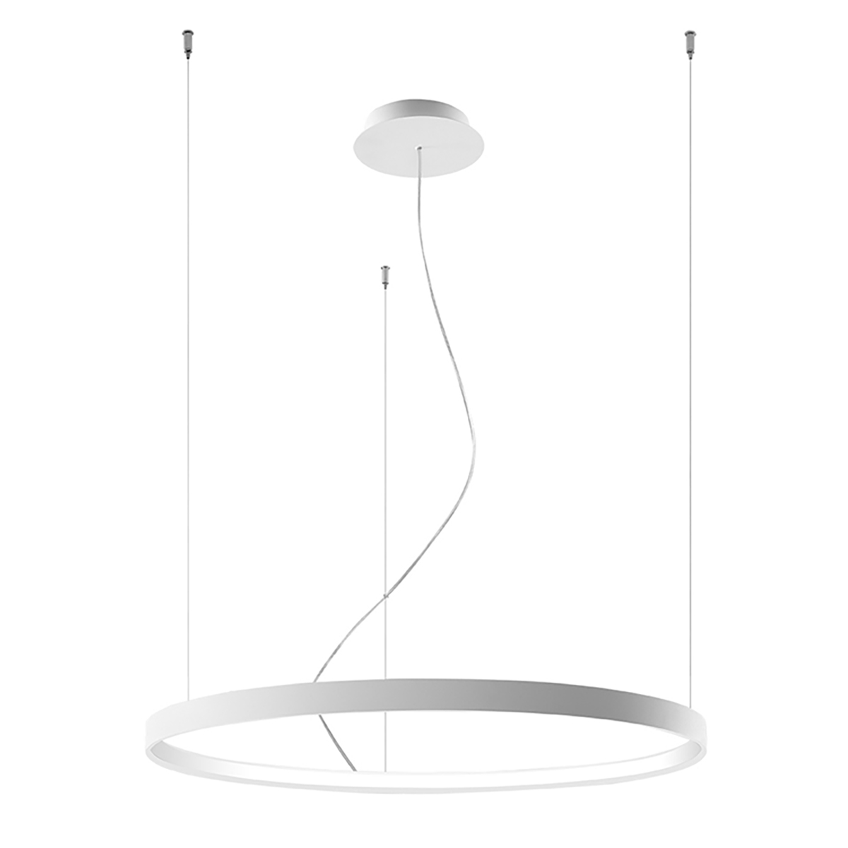 Lustre Aluminium Blanc LED 1 Rio, EDEN