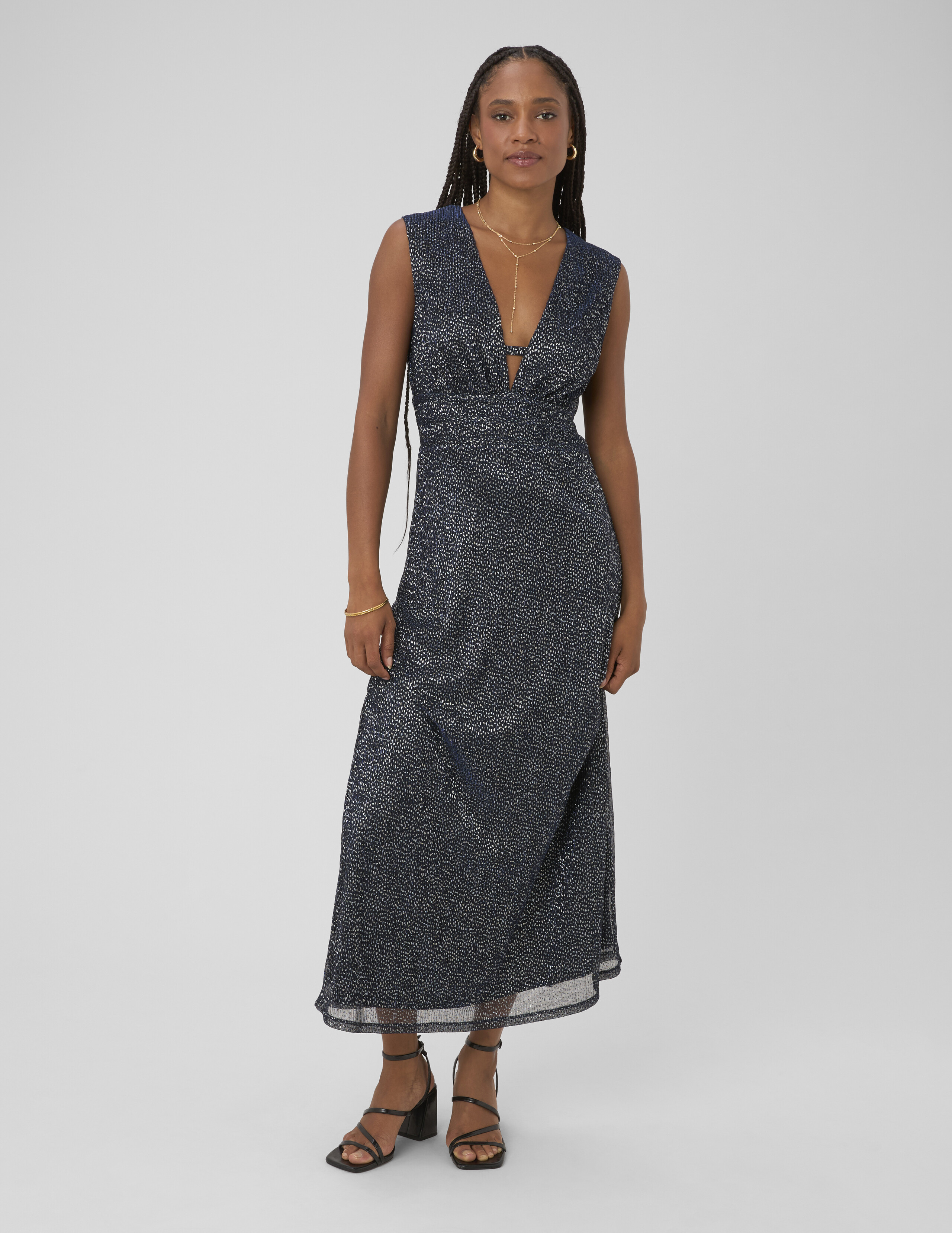 Robe longue imprimée, BZB